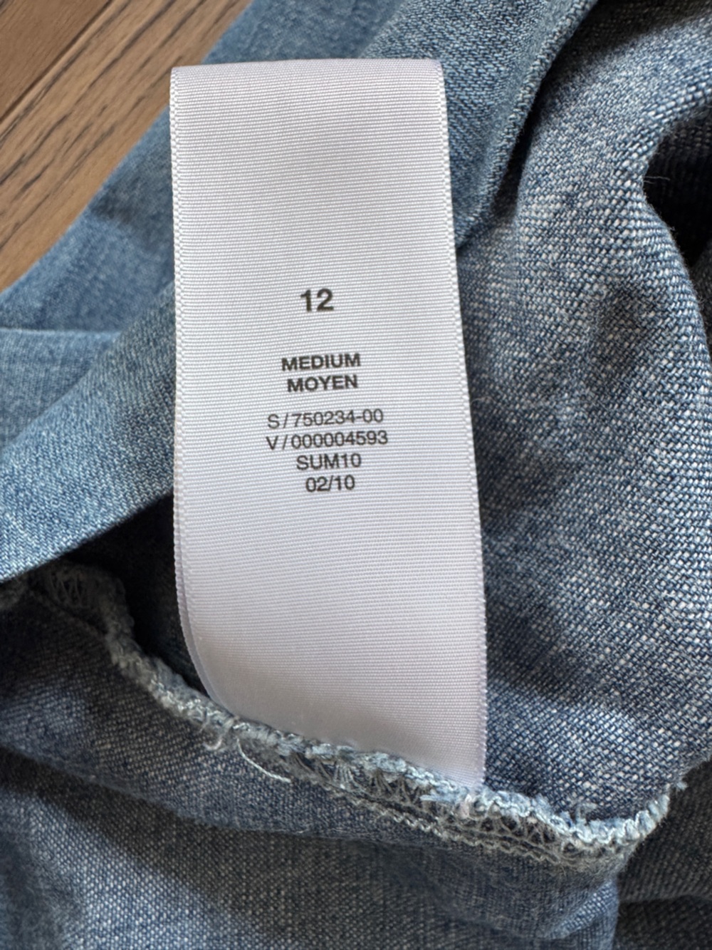Gap 1969* Vintage Denim Dress - Picture 9 of 10